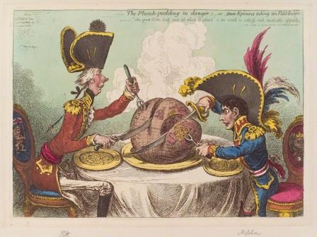 Waterloo - Plumb pudding in danger - print